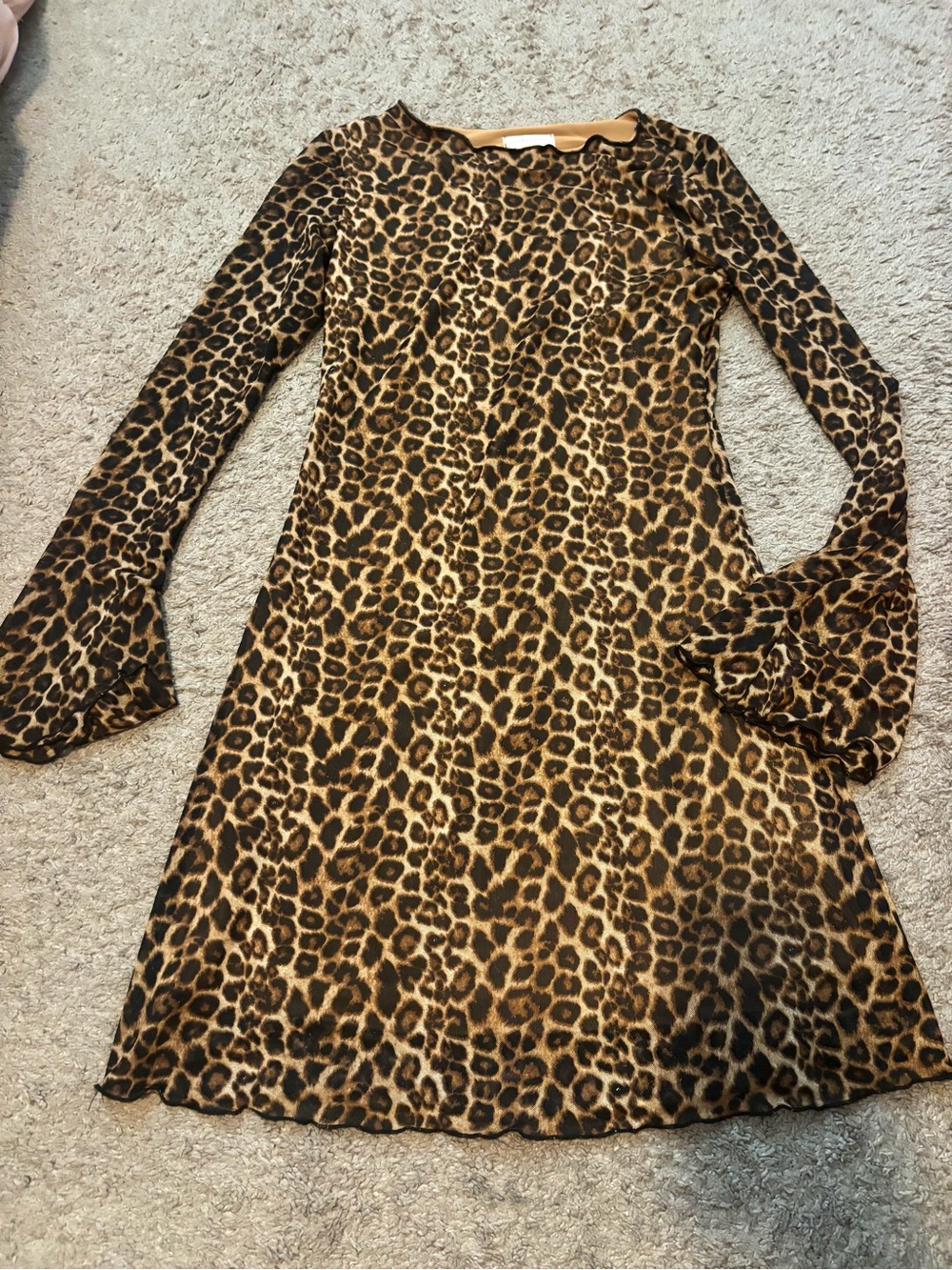 Leopard Print Mini Dress